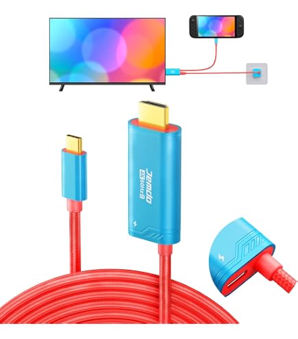 Amazon.co.jp: JEMDO Switch 2 ドック HDMI 2.0 ケーブル【2025年新